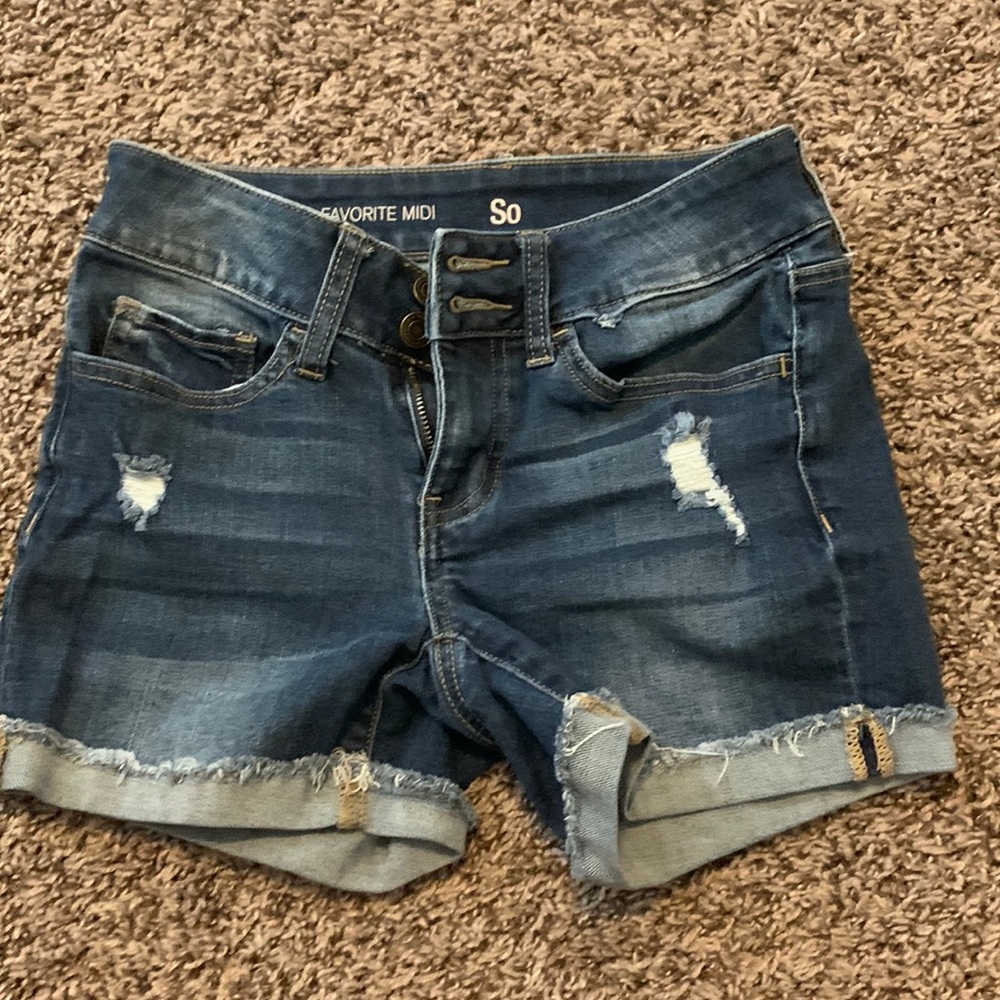 SO Favorite MIDI Jean shorts